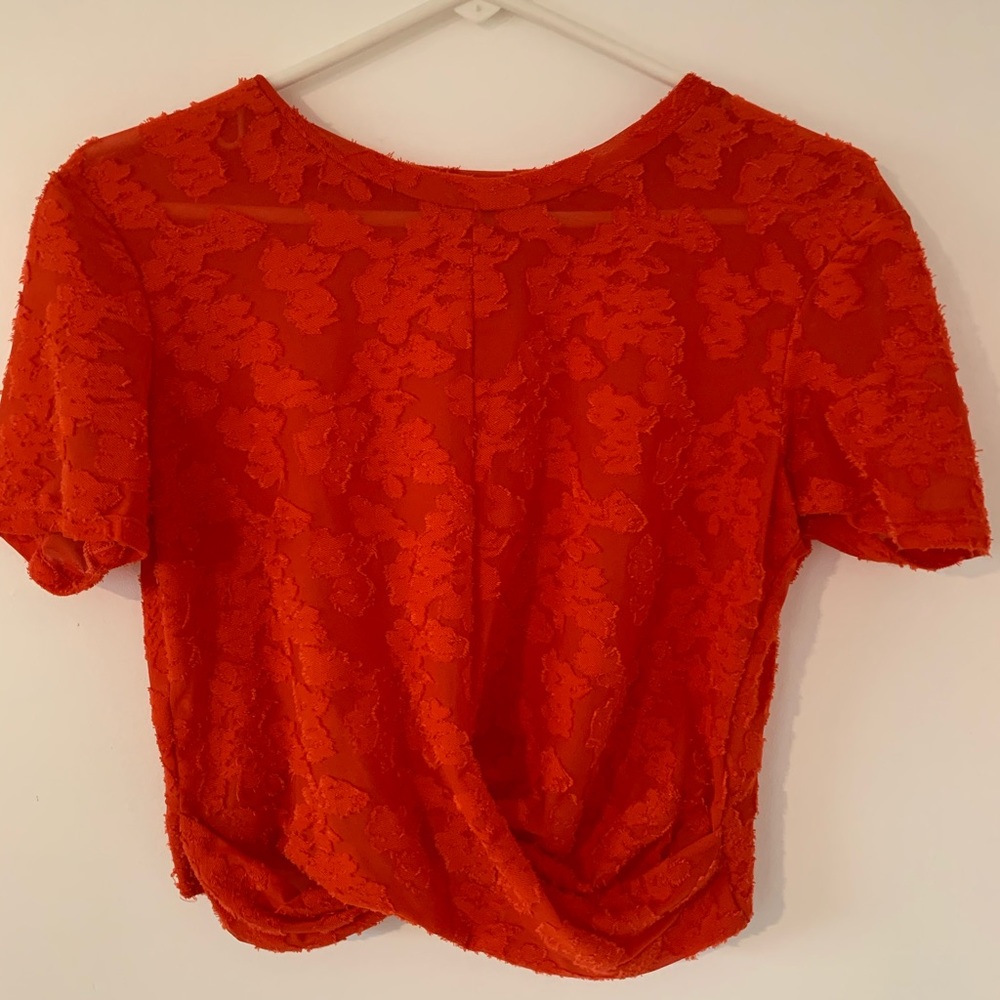 Zara floral top.
